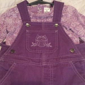 Toddler girls carhartt overalls